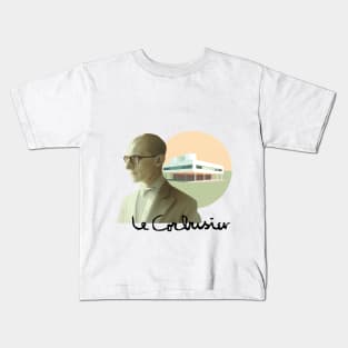 Le Corbusier and Villa Savoye Kids T-Shirt